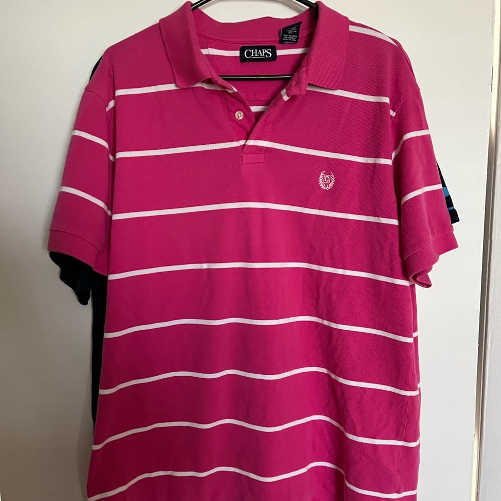 Men’s XL Chaps polo.